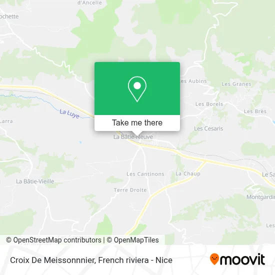 Croix De Meissonnnier map