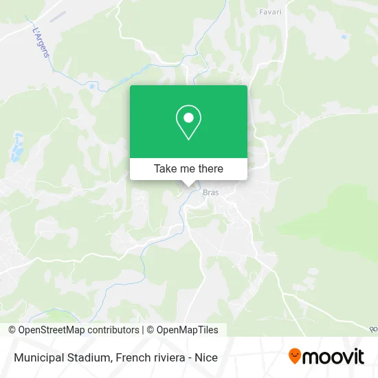 Stade Municipal map