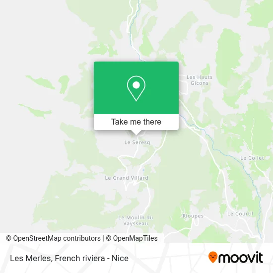 Les Merles map