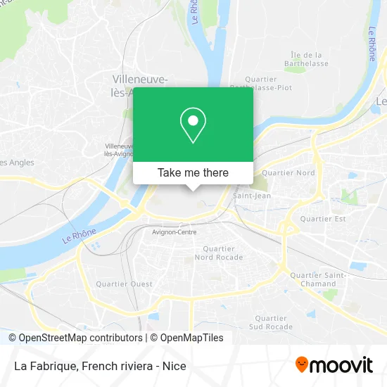 La Fabrique map