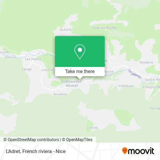 L'Adret map