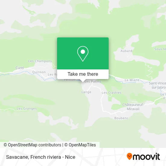 Savacane map