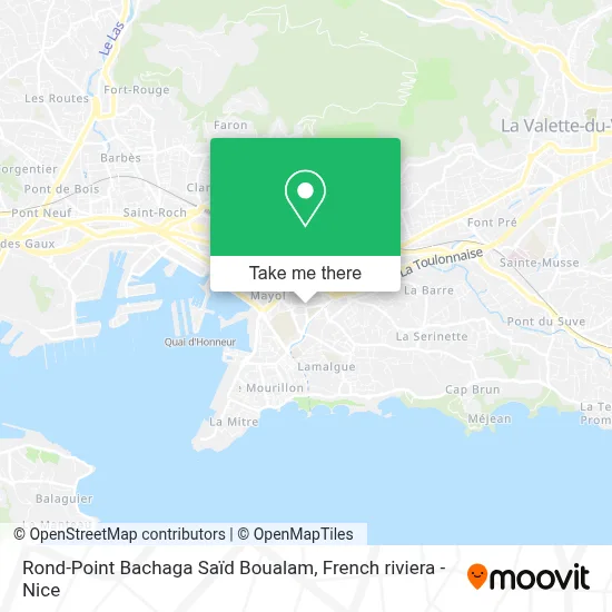 Rond-Point Bachaga Saïd Boualam map