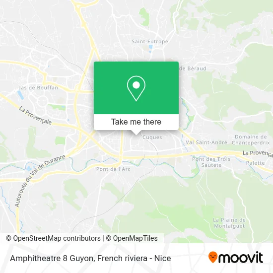Amphitheatre 8 Guyon map