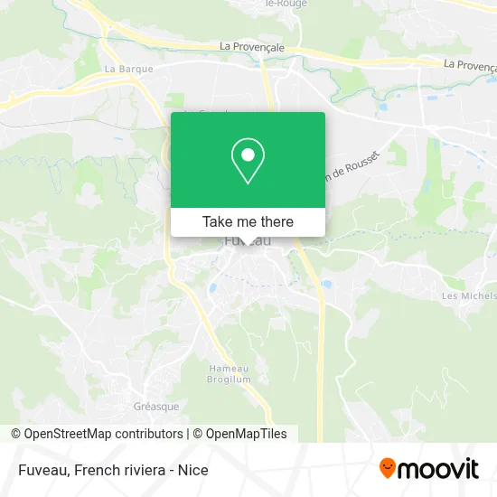 Fuveau map