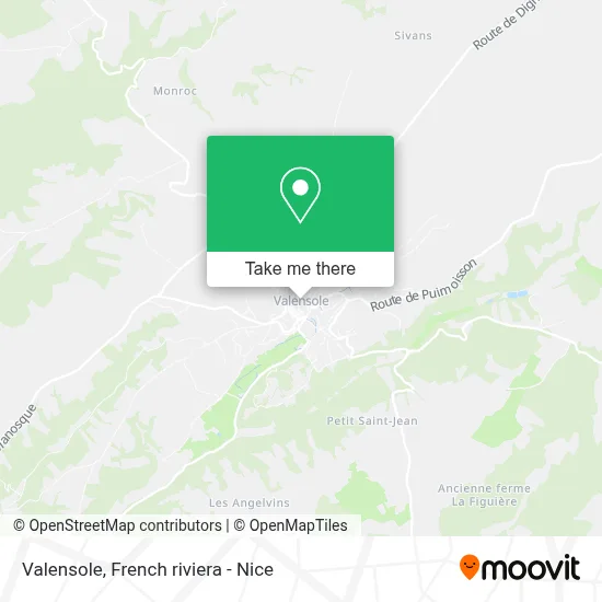 Valensole map