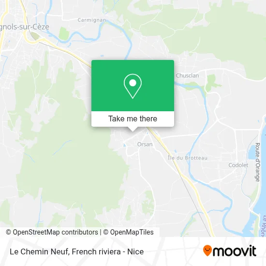Le Chemin Neuf map