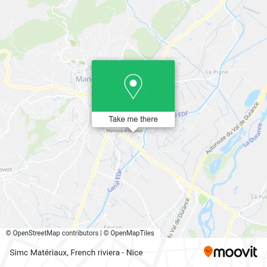 Simc Matériaux map