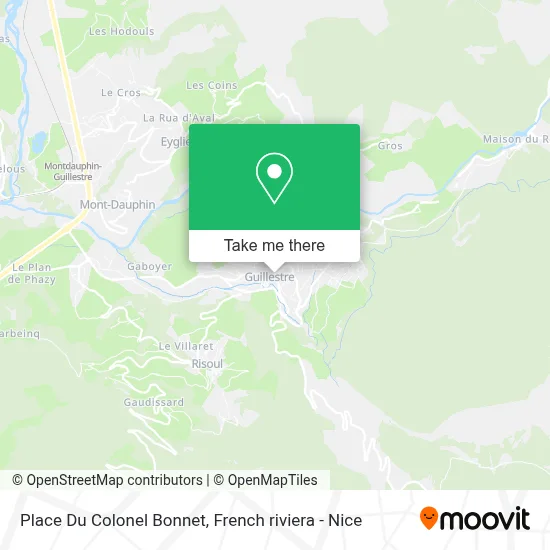 Place Du Colonel Bonnet map