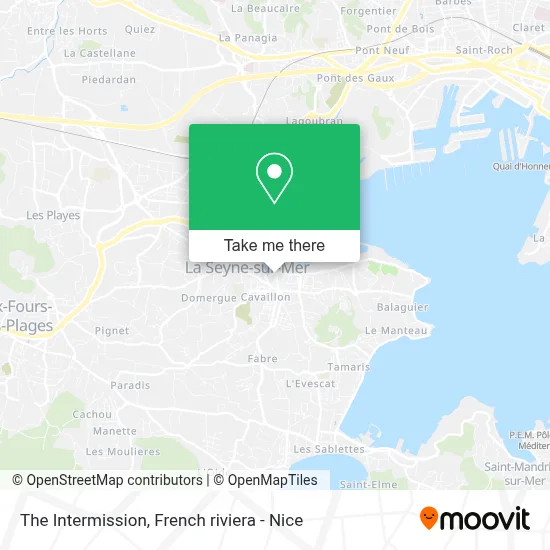 L'Entracte map