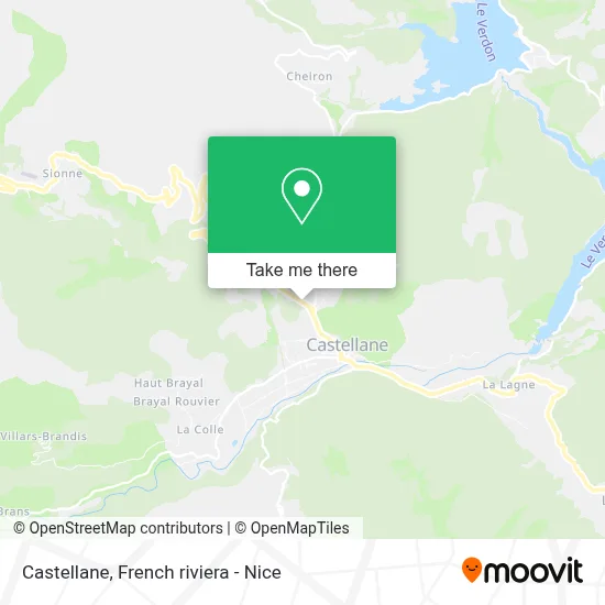 Castellane map
