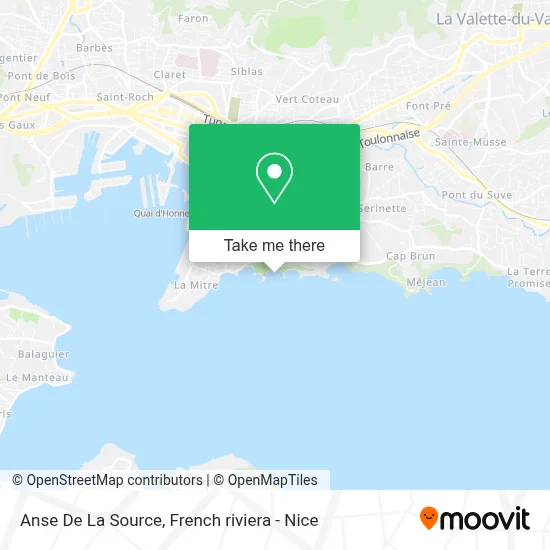 Anse De La Source map