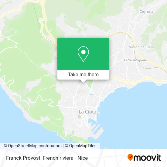 Franck Provost map