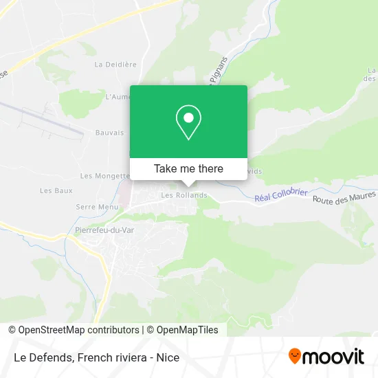 Mapa Le Defends