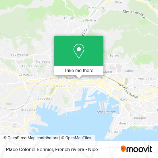 Place Colonel Bonnier map