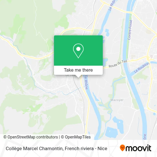 Collège Marcel Chamontin map