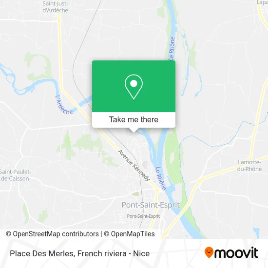 Place Des Merles map