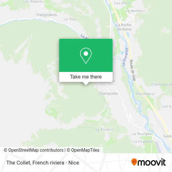 Le Collet map