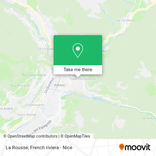 La Rousse map