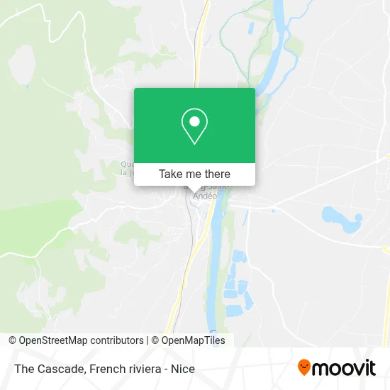 La Cascade map