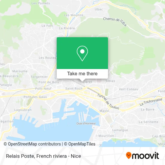 Relais Poste map
