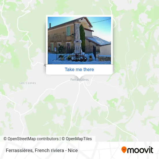Ferrassières map