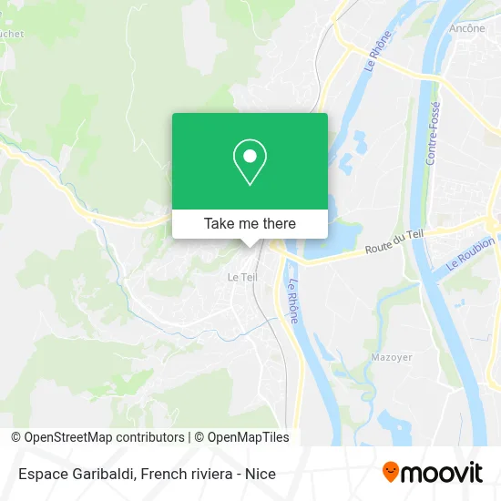 Espace Garibaldi map