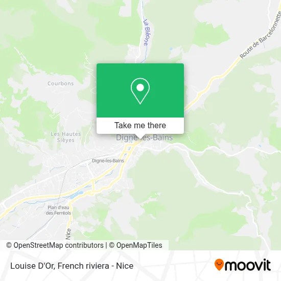Louise D'Or map