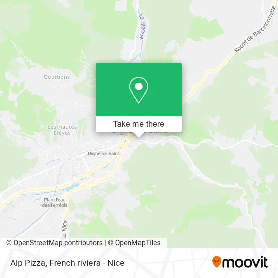 Alp Pizza map