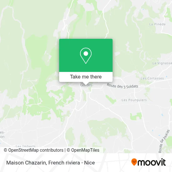 Maison Chazarin map