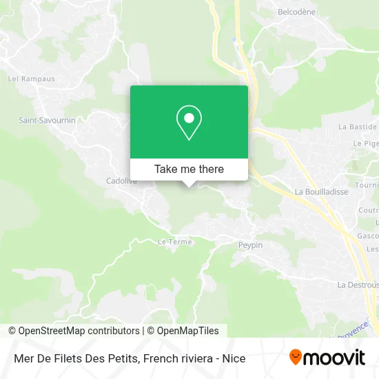 Mer De Filets Des Petits map