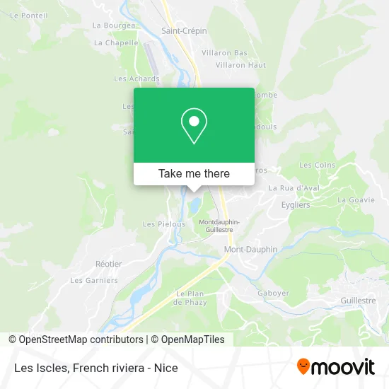 Les Iscles map