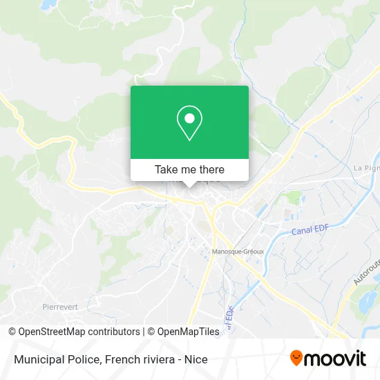 Police Municipale map