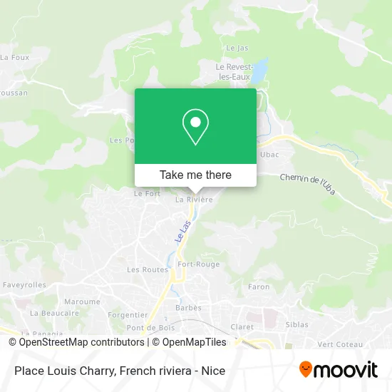 Place Louis Charry map