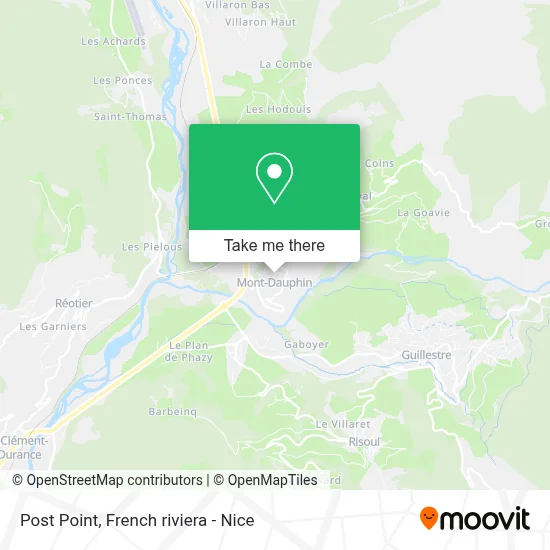 Point Poste map