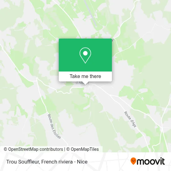 Trou Souffleur map