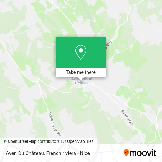 Aven Du Château map
