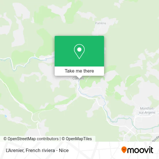 L'Arenier map