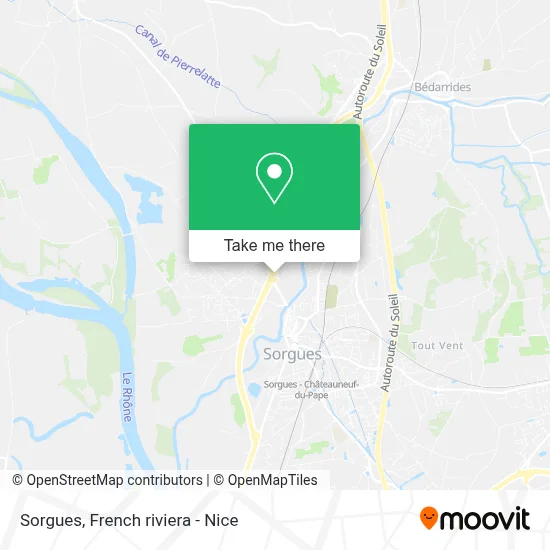 Sorgues map