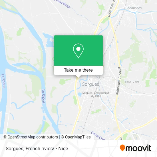 Sorgues map
