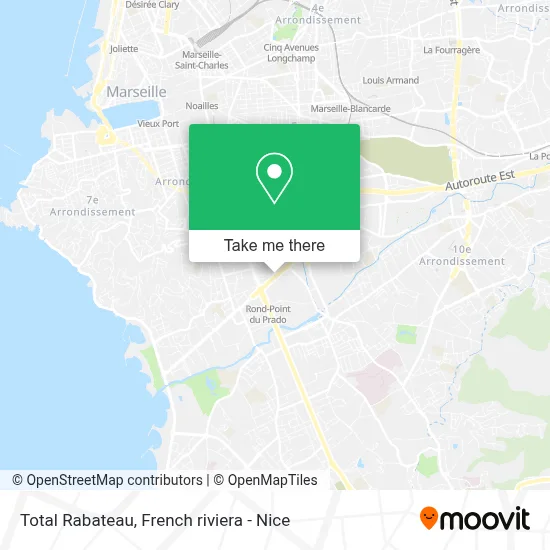 Total Rabateau map