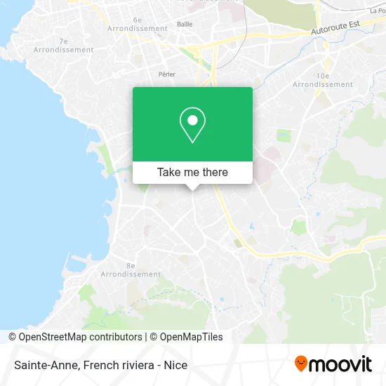 Sainte-Anne map