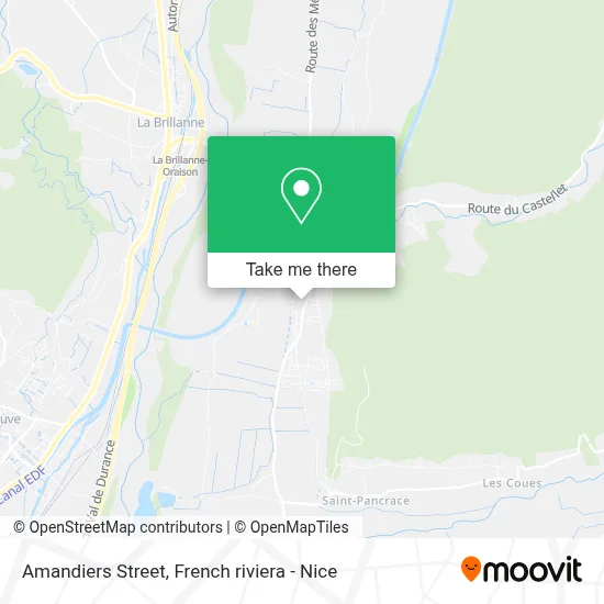 Rue Des Amandiers map