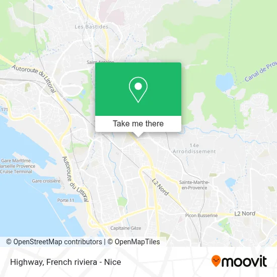 Autoroute map