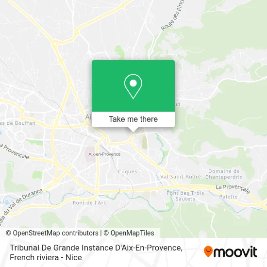 Tribunal De Grande Instance D'Aix-En-Provence map
