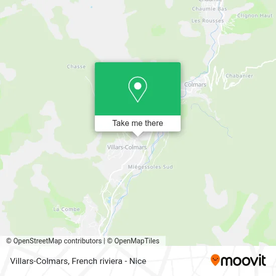 Villars-Colmars map
