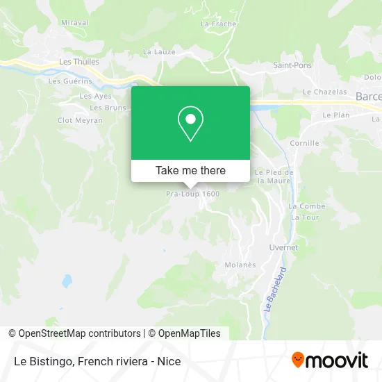 Le Bistingo map