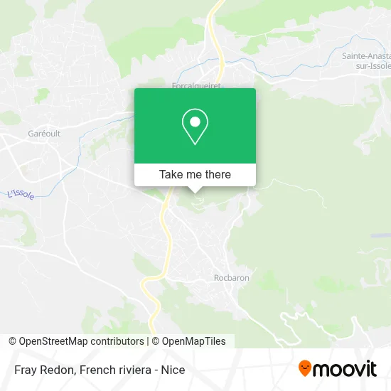 Fray Redon map