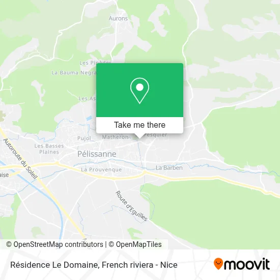 Résidence Le Domaine map