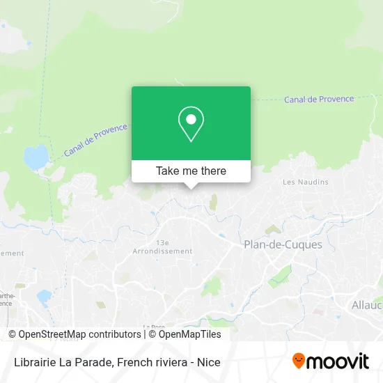 Librairie La Parade map